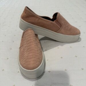 CCOCCI Textured Pink Slip-On Sneakers